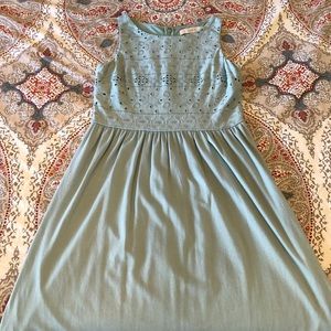 LOFT 0P eyelet sundress